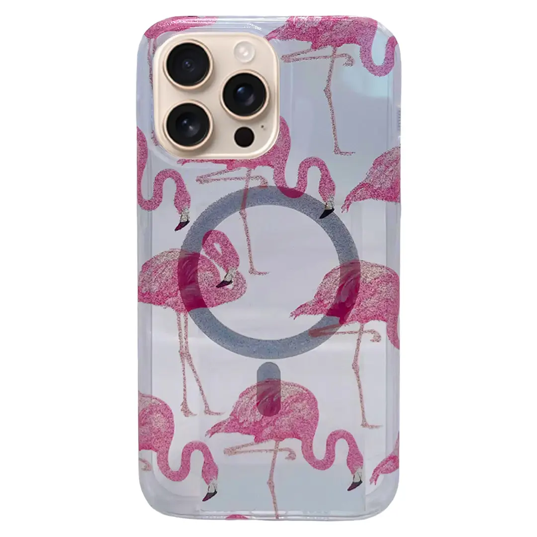 iPhone 16 Pro Max Designed Case MagSafe Flamingo