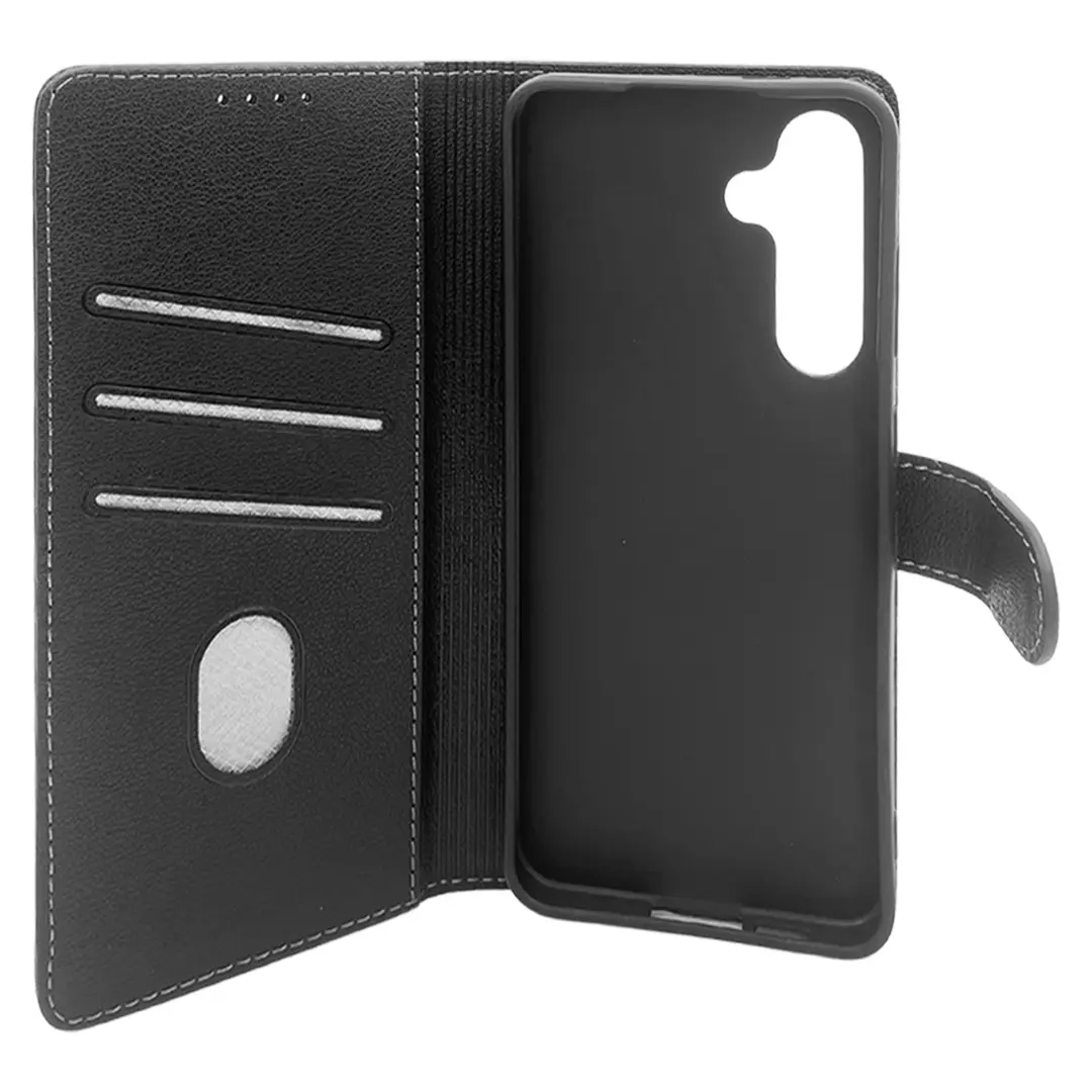 Samsung Galaxy S24 FE PU Leather Wallet Case Black