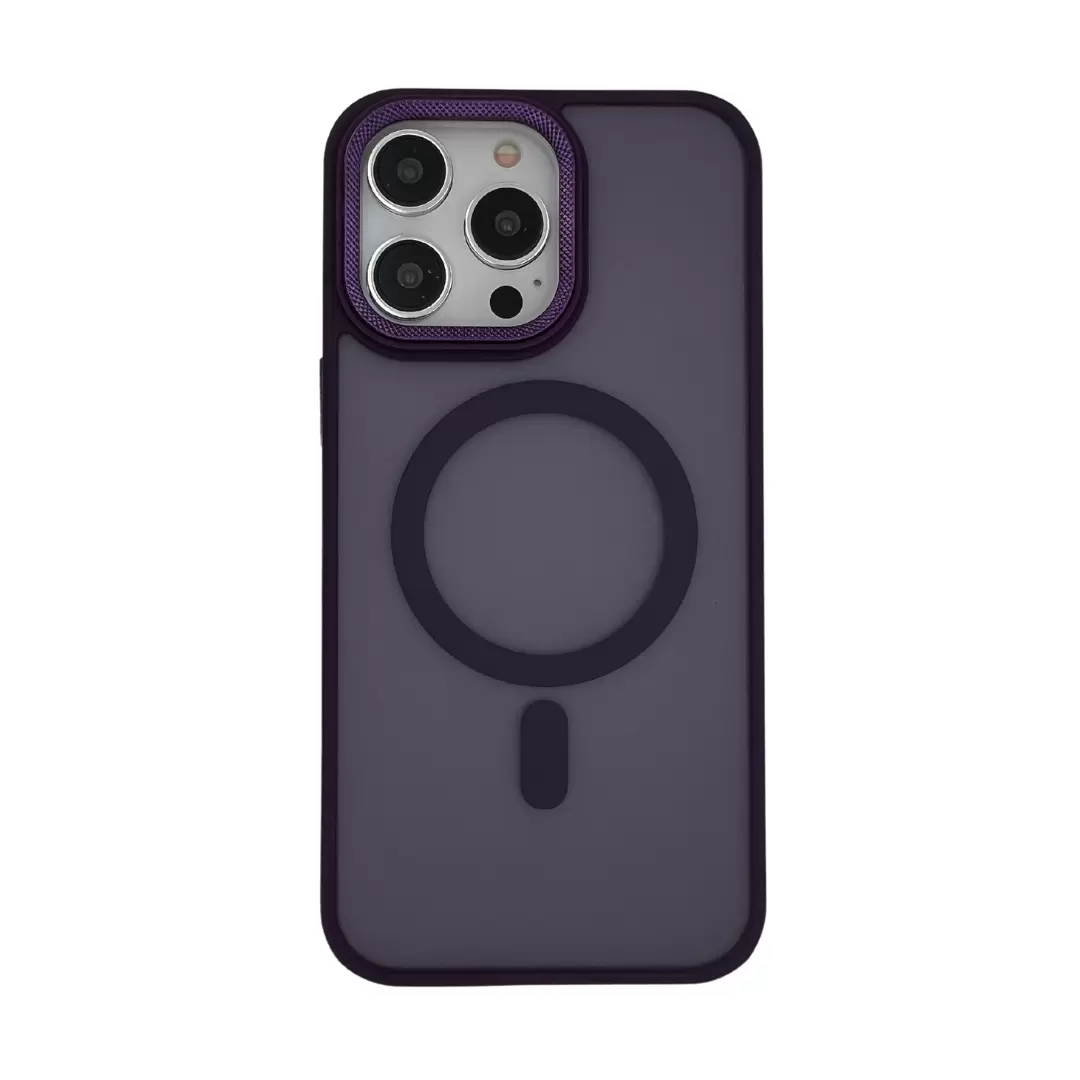 iPhone 13 Pro Max/iPhone 12 Pro Max MagSafe Cam Smoke Twotone Eco Dark Purple