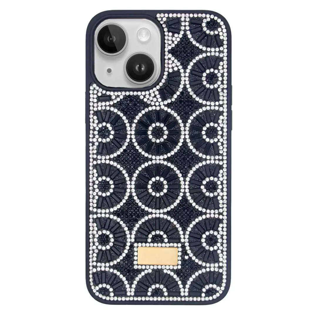 iPhone 15/iPhone 14/iPhone 13 Diamond sparkling case Black