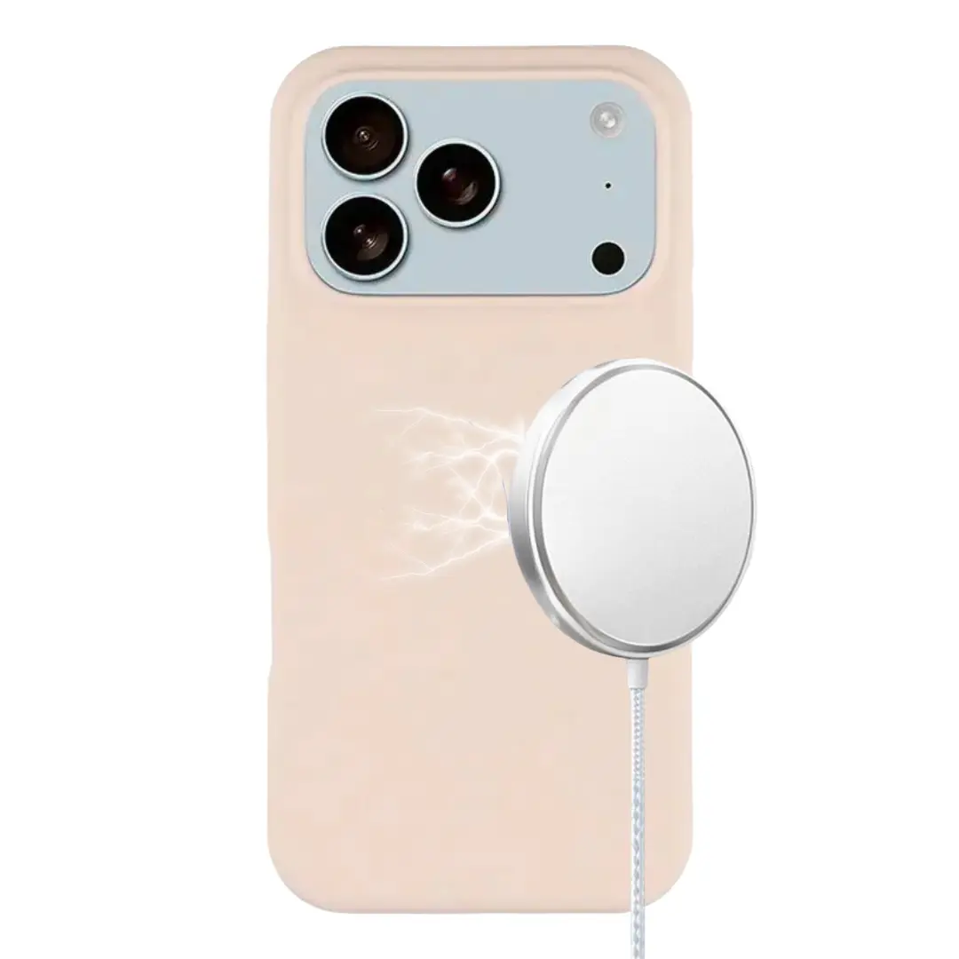 iPhone 17 Pro Max MagSafe Soft Touch Case Rose Gold