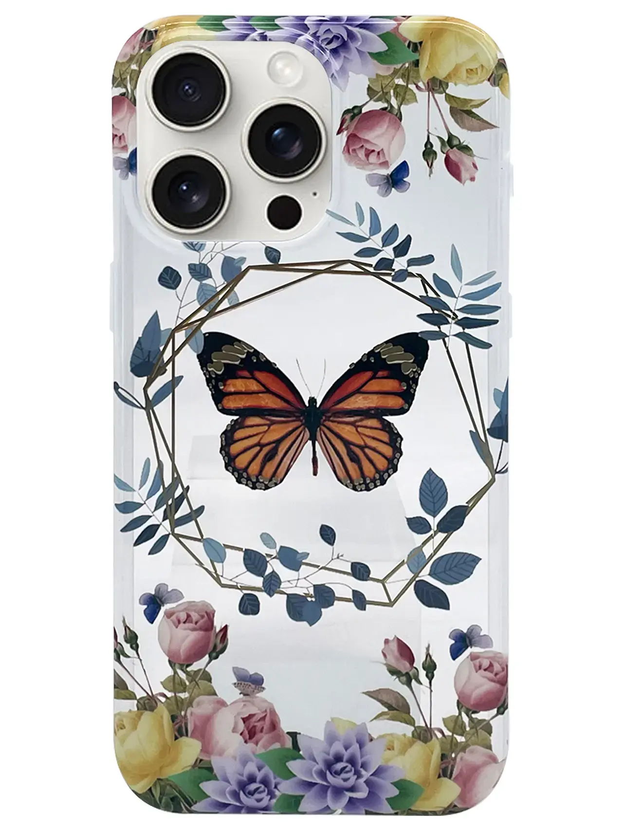 iPhone 15/iPhone 14/iPhone 13 Designed Case Butterfly Serenade