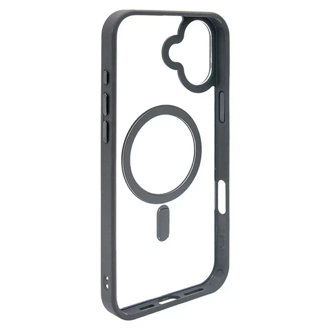 iPhone 17 MagSafe Twotone Clear Case Black