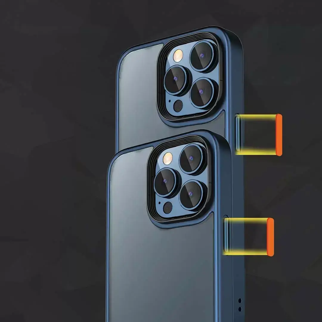 iPhone 17 Air Cam Smoke Twotone Case Blue