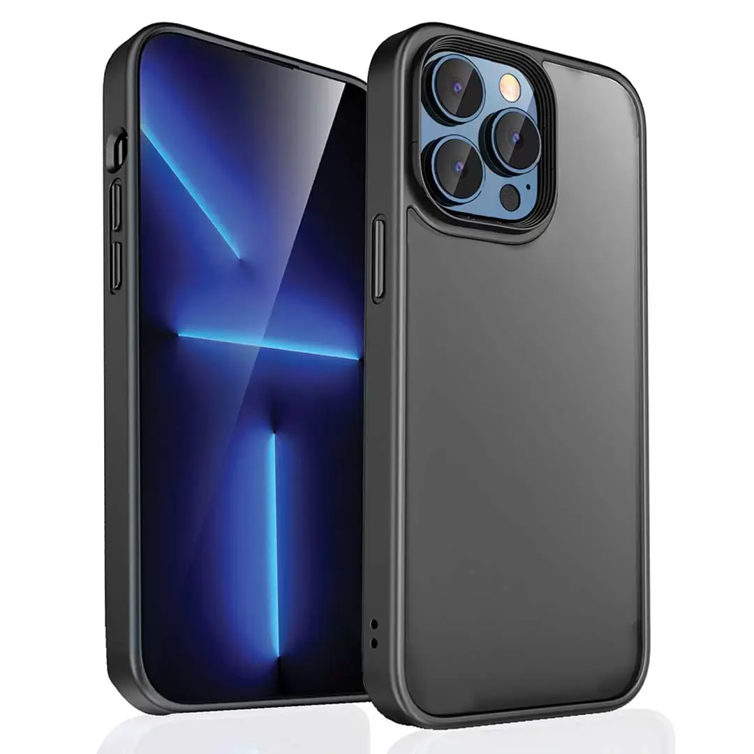 iPhone 15 Pro Max Cam Smoke Twotone Case Black