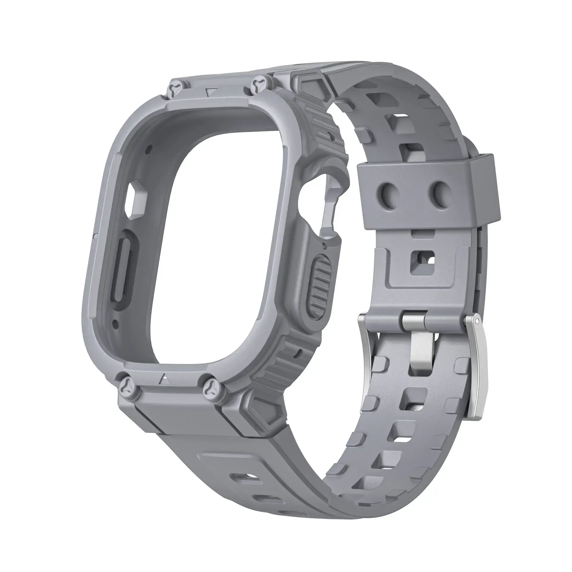 Apple Watch Integrated Silicone Strap Dark Gray -42-44-45-49mm