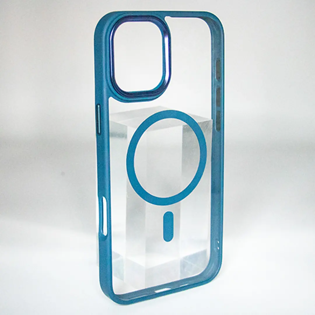 iPhone 16 Plus MagSafe Clear Eco Twotone Blue