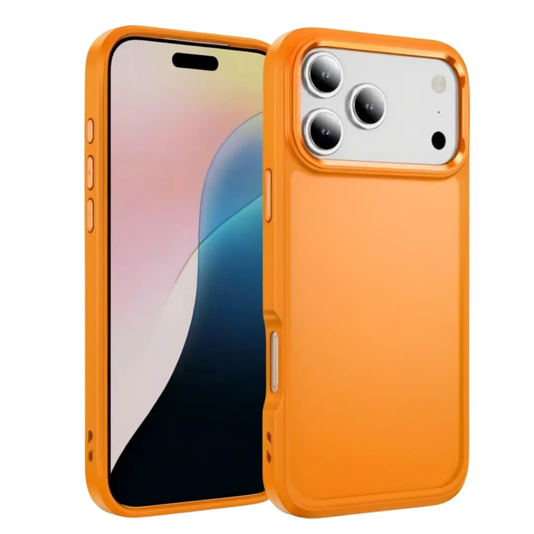 iPhone 17 Pro Max Cam Smoke Twotone Case Orange