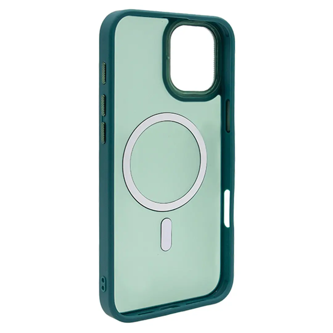 iPhone 16 Plus MagSafe Cam Smoke Twotone Eco Dark Green