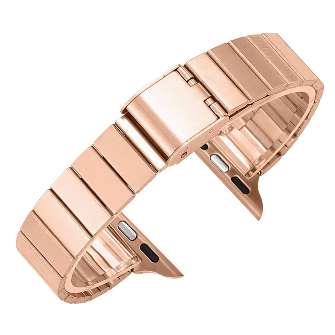 Apple Watch Metal Strap Bamboo Rose Gold -42-44-45-46-49mm