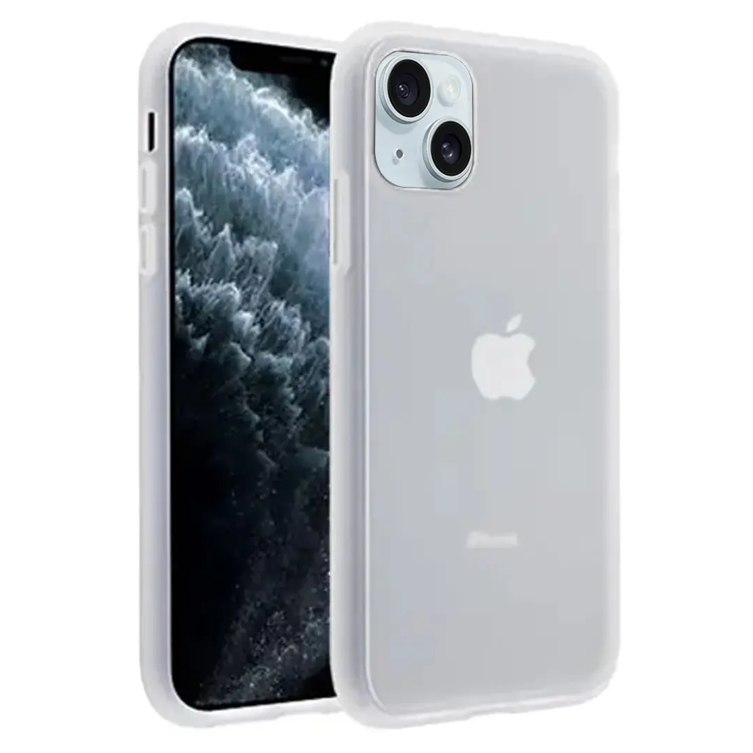 iPhone 14 Plus Smoke Transparent Twotone White