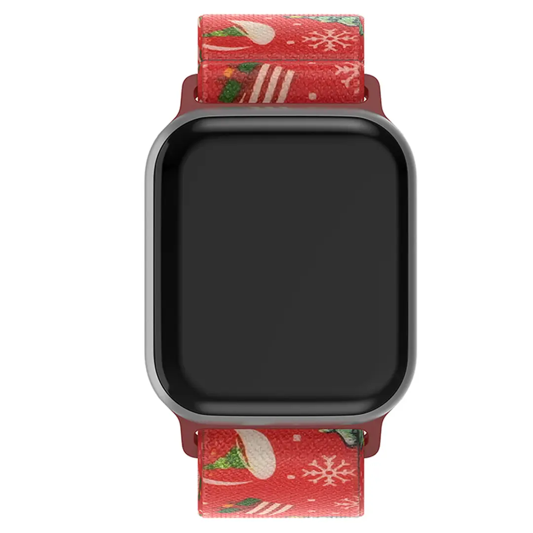 Apple Watch Christmas Snowball with Nylon Adjustment Buckle 42-44-45-46-49