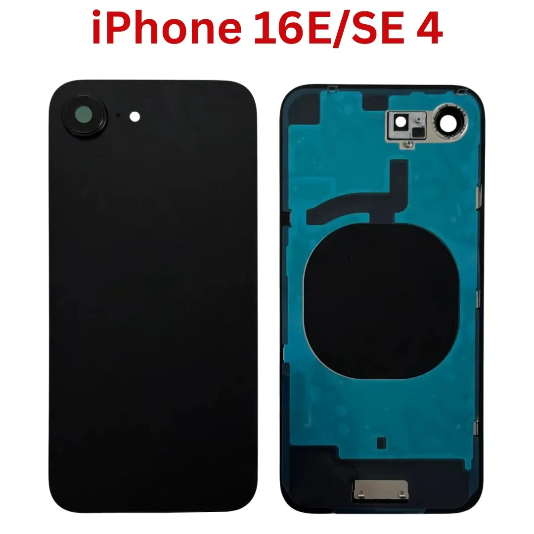 Back Glass iPhone 16E with NFC Black