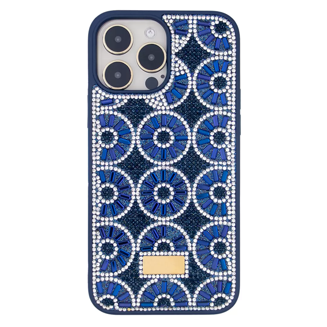 iPhone 13 Pro Max/iPhone 12 Pro Max Diamond Sparkling Case Dark Blue