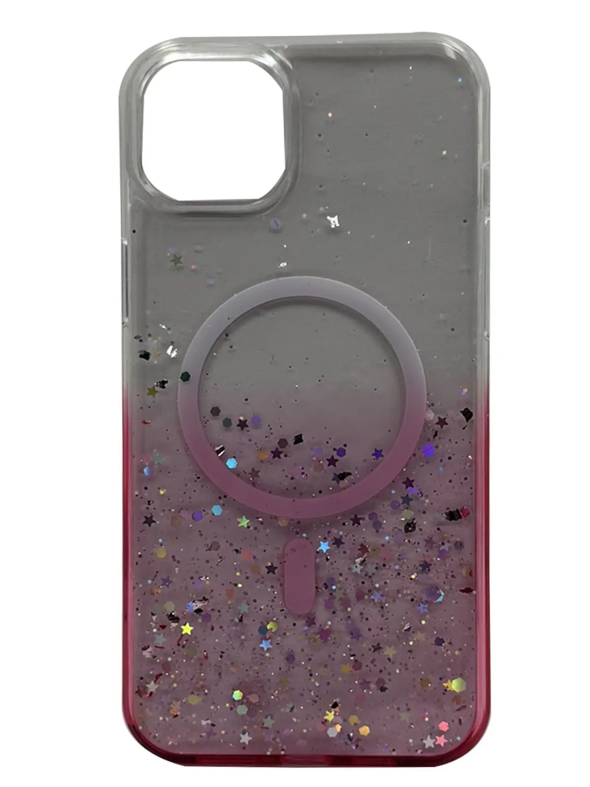 iPhone 15 Pro/iPhone 14 Pro Bling MagSafe Twotone Pink