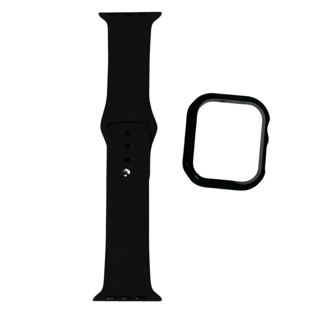 Apple Watch Band Silicone Black - 38-40-41mm