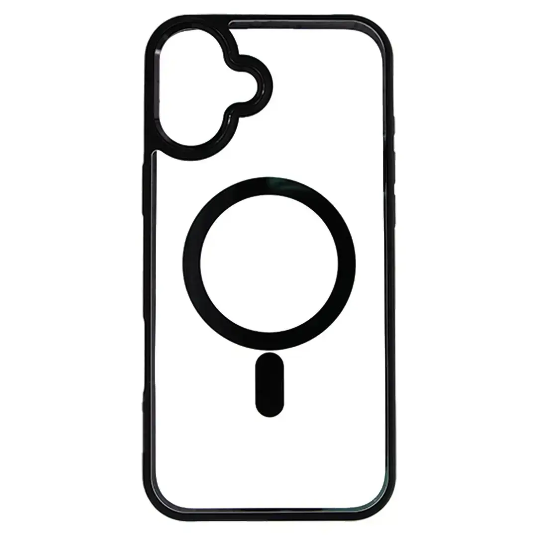 iPhone 17 MagSafe Twotone Clear Case Black