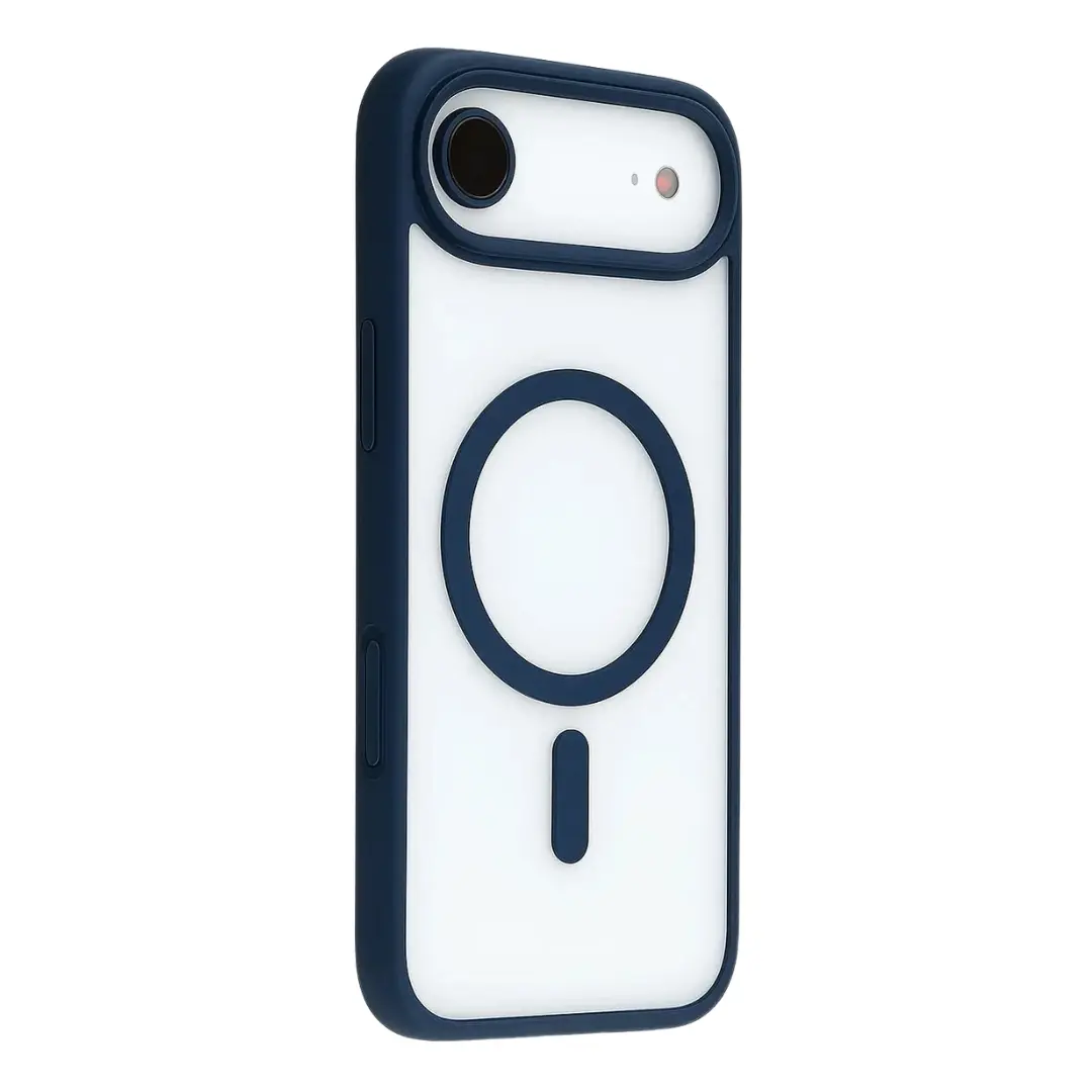iPhone 17 Air MagSafe Twotone Clear Case Dark Blue