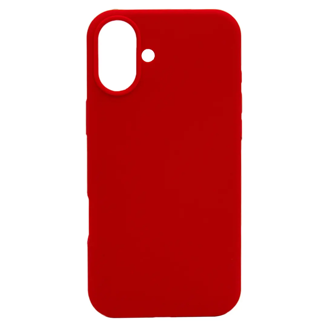 iPhone 16 Plus Soft Touch Case Red