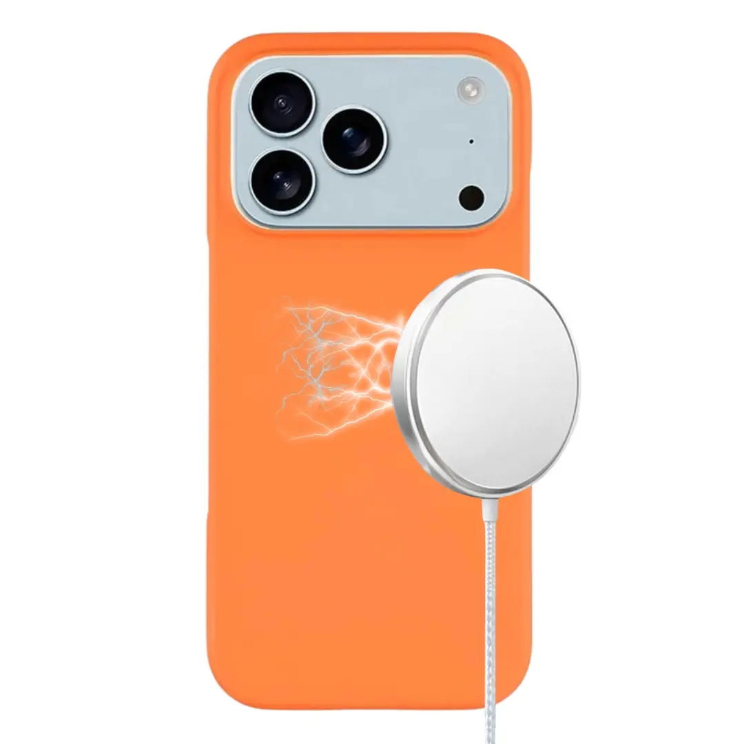 iPhone 17 Pro MagSafe Soft Touch Case Orange