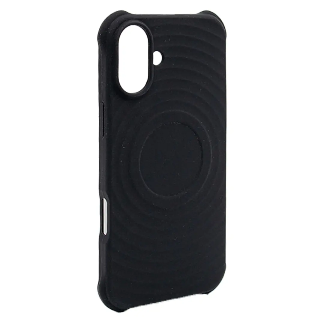 iPhone 16 Magsafe Water Ripple Silicone Case Black