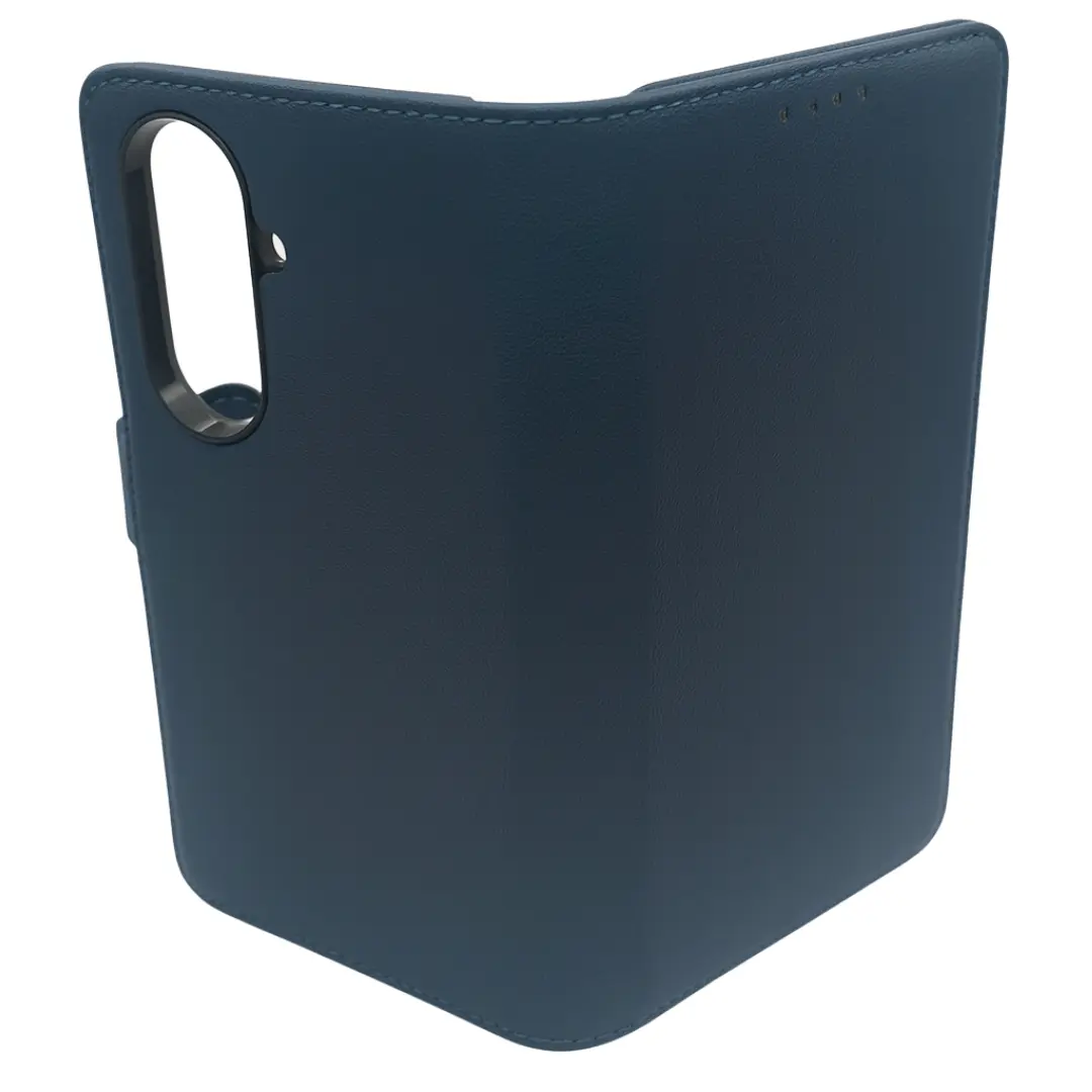 Samsung Galaxy Z Fold 7 PU Leather Wallet Case Blue