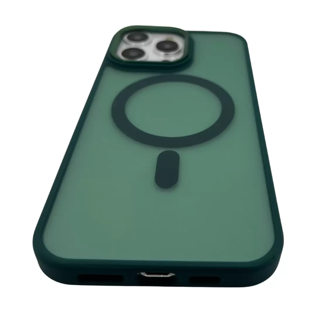 iPhone 12/iPhone 12 Pro MagSafe Cam Smoke Twotone Eco Dark Green