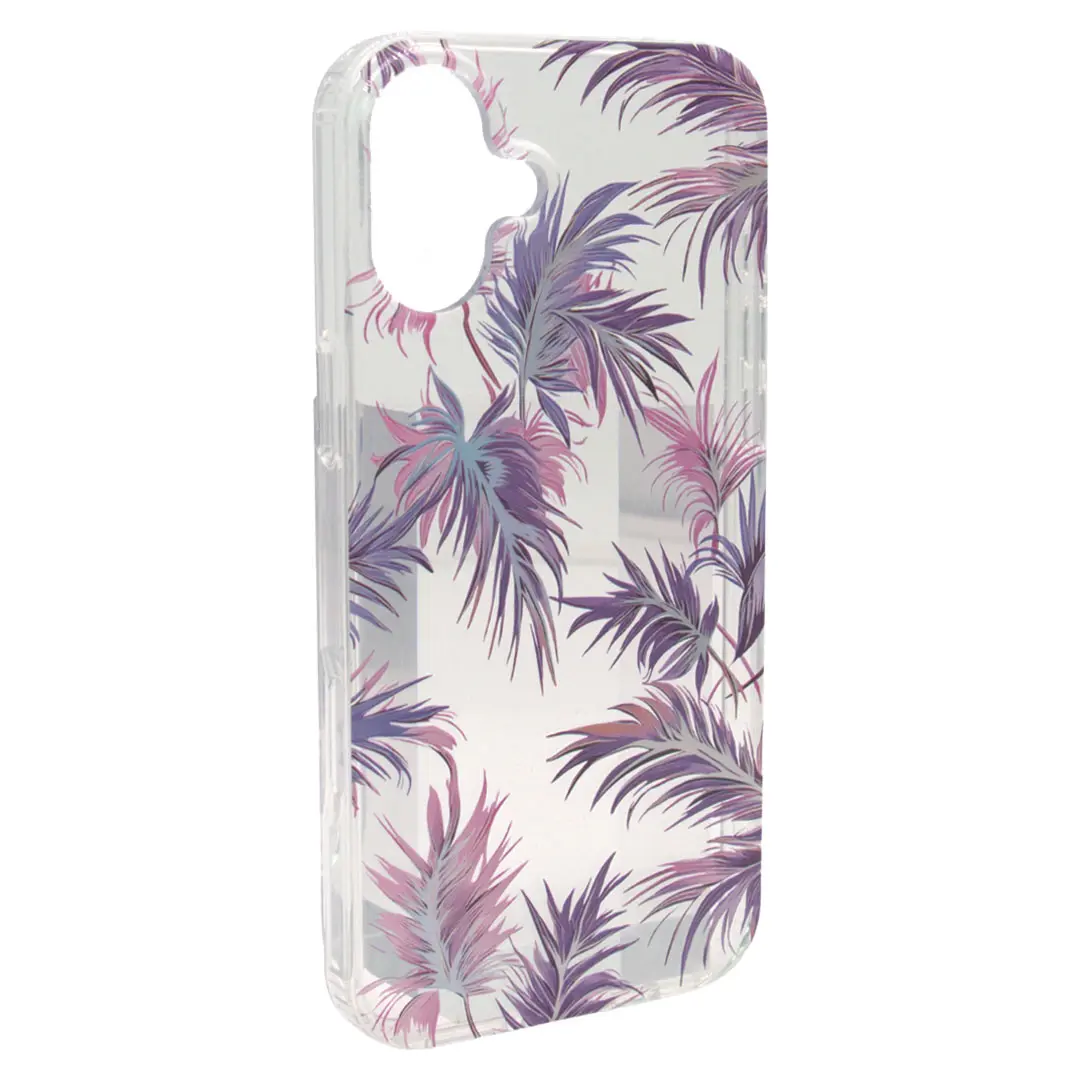 iPhone 16 Plus Designed Case Purple Feather