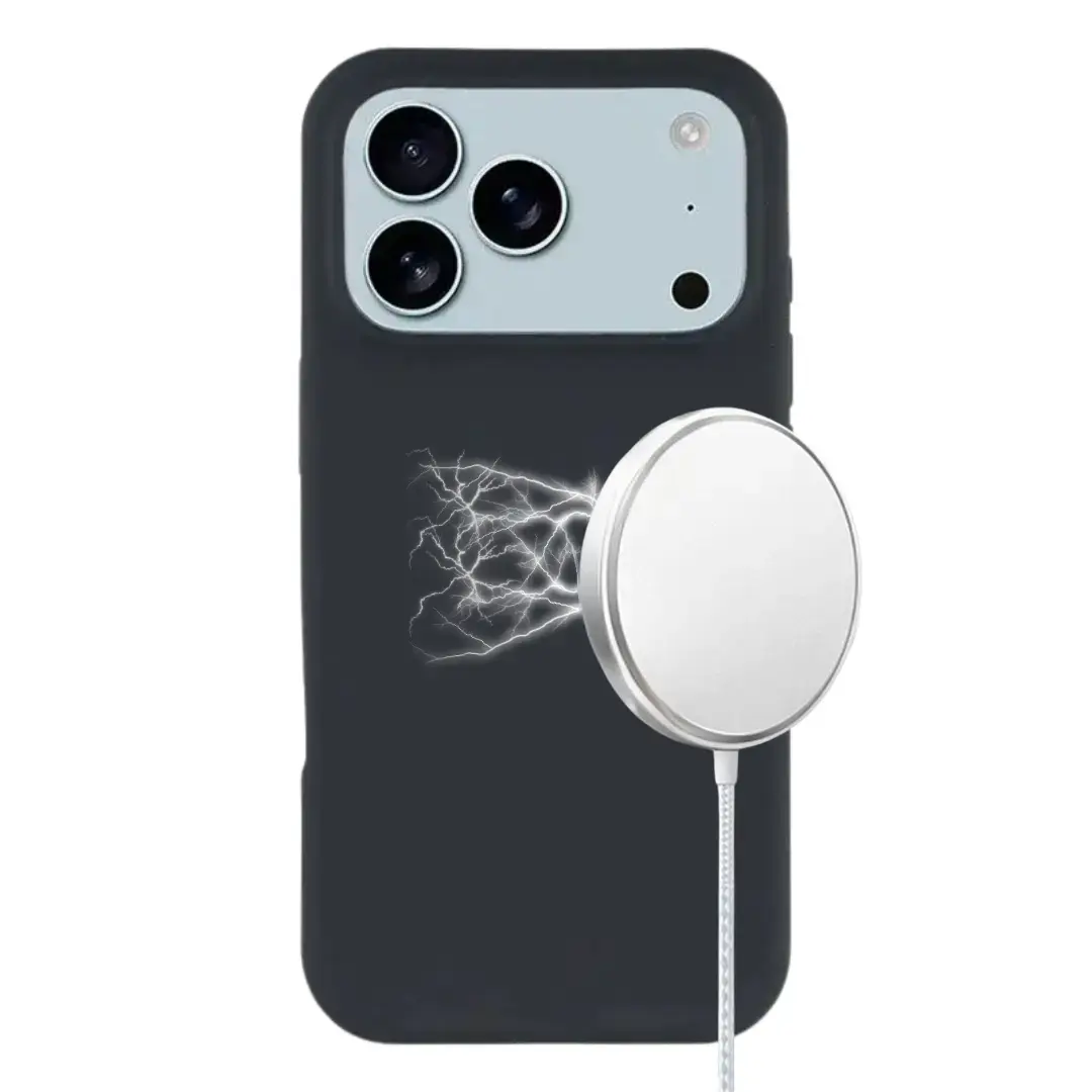 iPhone 18 Pro Max/17 Pro Max MagSafe Soft Touch Case Black (moq:30)