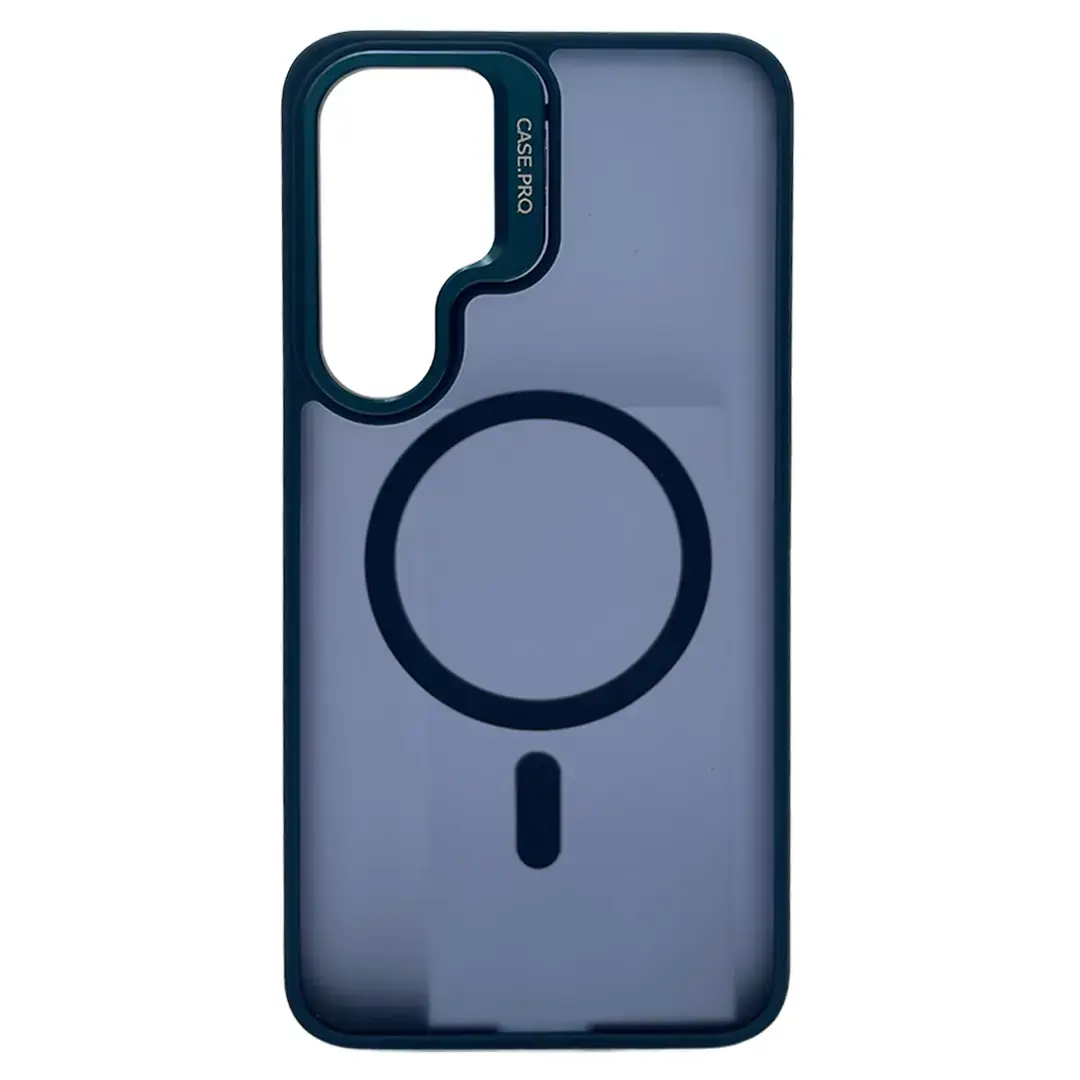 Samsung Galaxy S26 MagSafe Smoke Camera Stand Case Blue