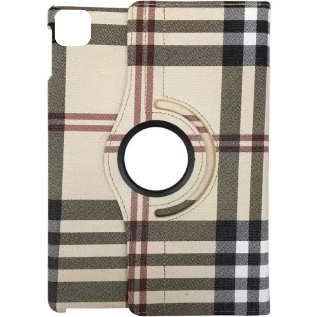 iPad Air 13" (2024/2025)/Pro 12.9" (2018/2020/2021/2022)/Pro 13" (2024) Portfolio Case Line Checker Light