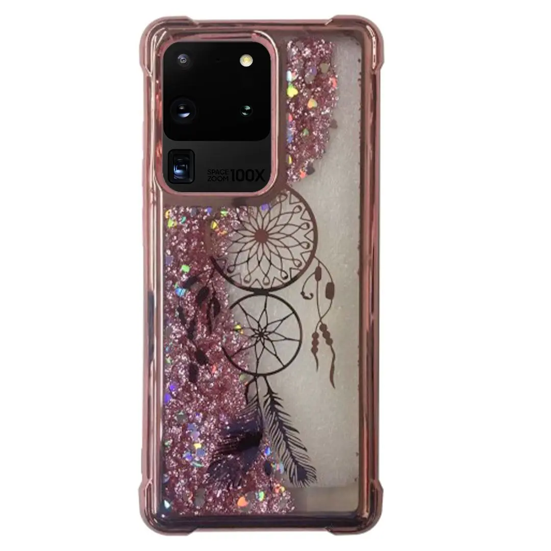 Samsung Galaxy S20 Ultra Waterfall Protective Case Rose Gold Dreamcatcher