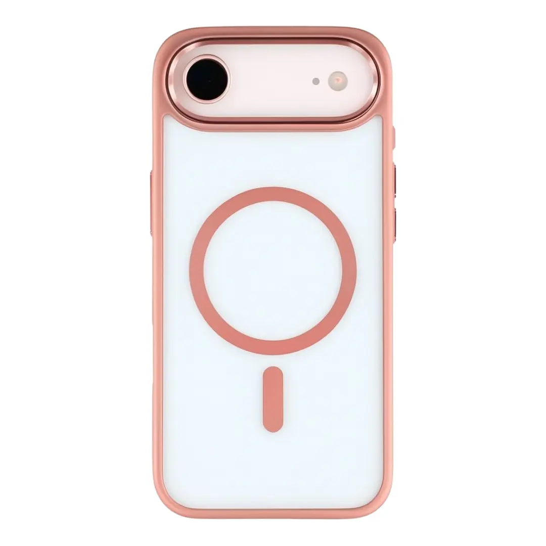 iPhone 17 Air MagSafe Twotone Clear Case Rose Gold