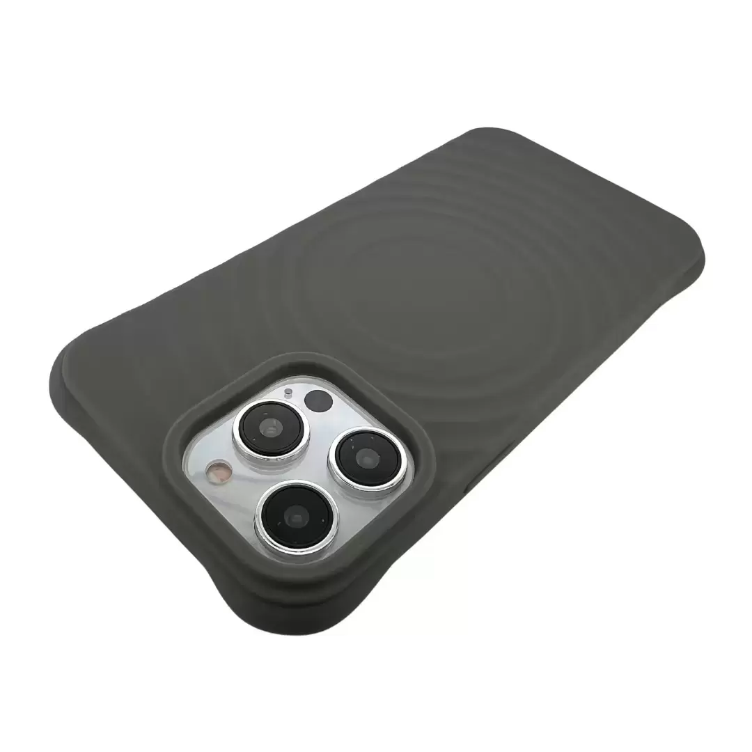 iPhone 15/iPhone 14/iPhone 13 Magsafe Water Ripple Tpu Case Gray