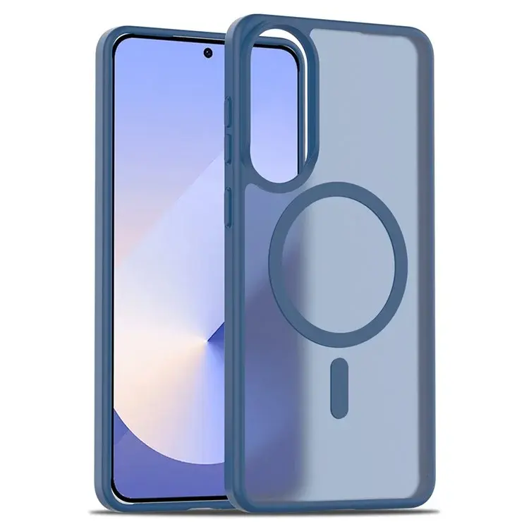Samsung Galaxy S25 Edge MagSafe Cam Smoke Twotone Case Blue
