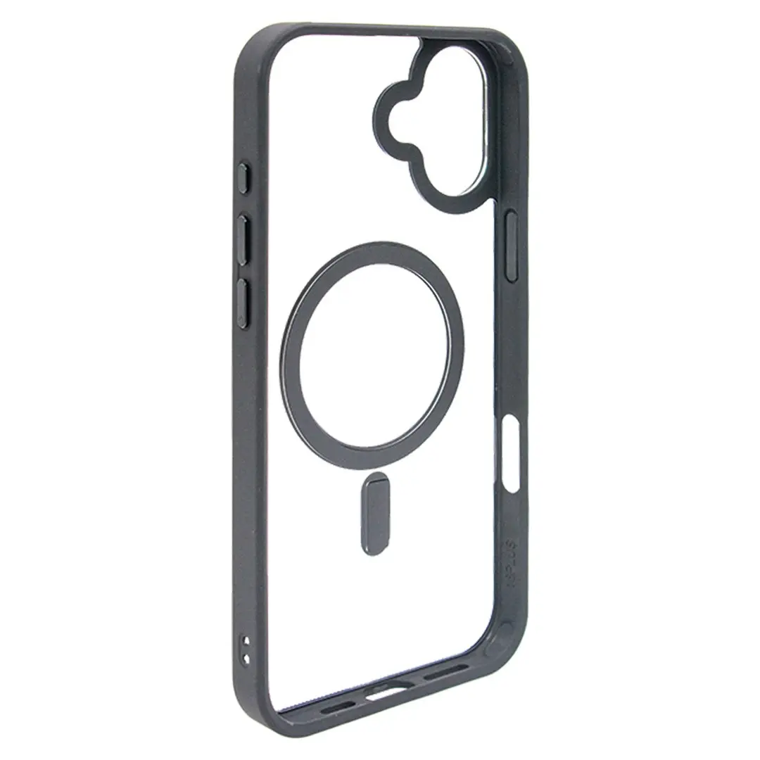 iPhone 16 Plus MagSafe Clear Twotone Black