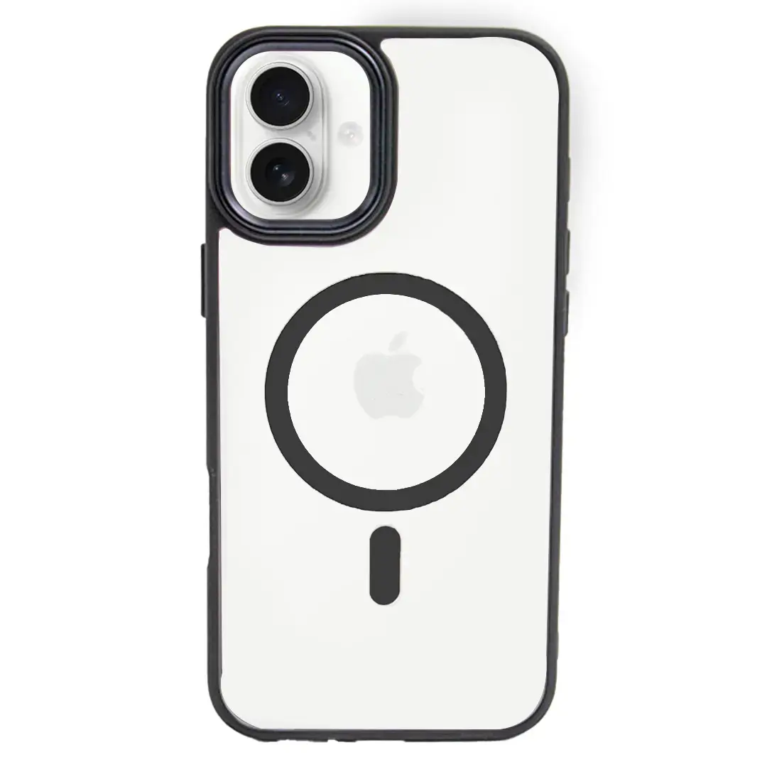 iPhone 17 Magsafe Clear Eco Twotone Case Black