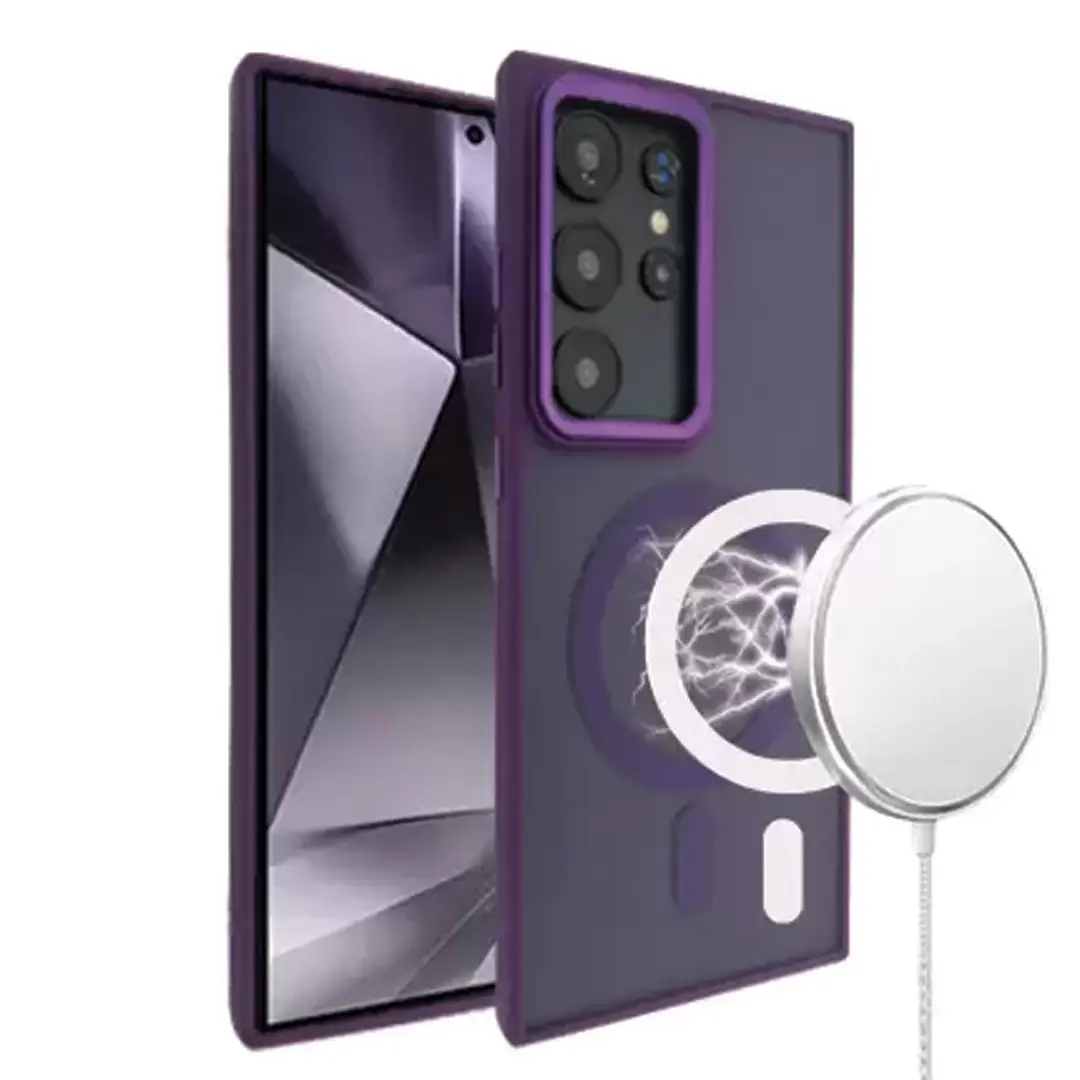 Samsung Galaxy S26 Ultra MagSafe Cam Smoke Twotone Eco Case Purple