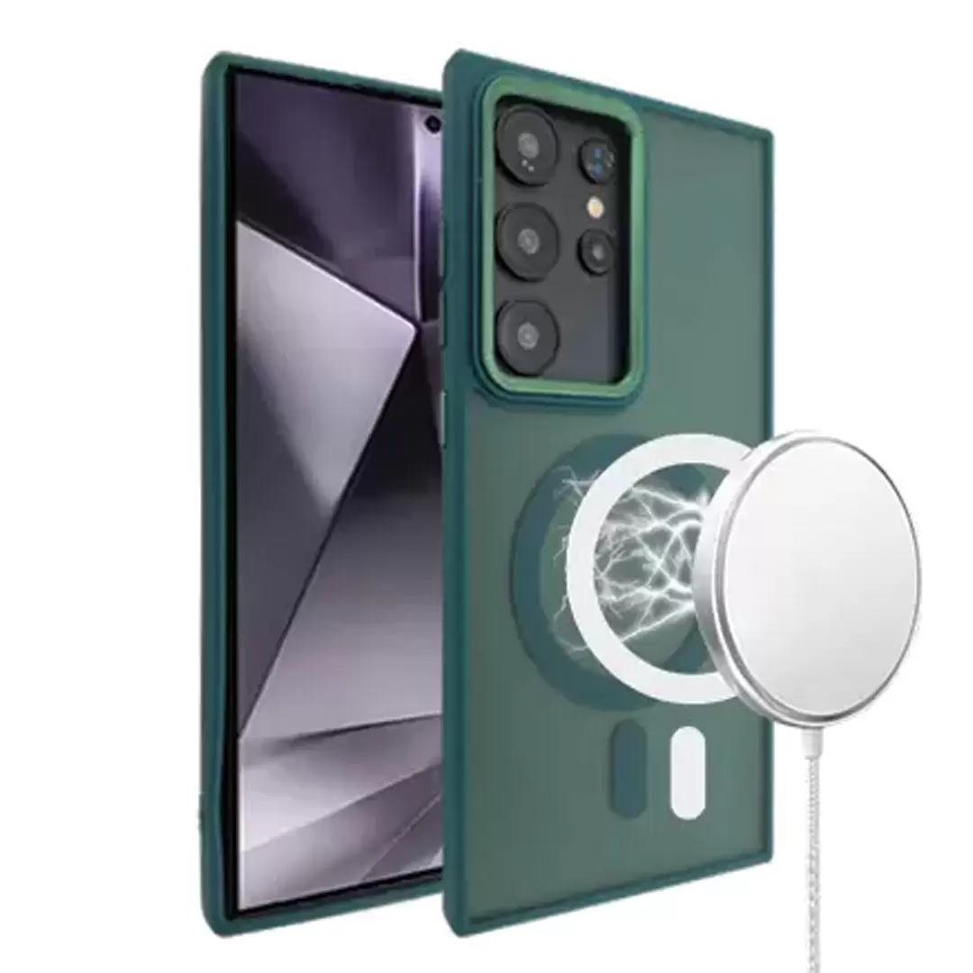 Samsung Galaxy S24 Ultra MagSafe Cam Smoke Twotone Eco Dark Green