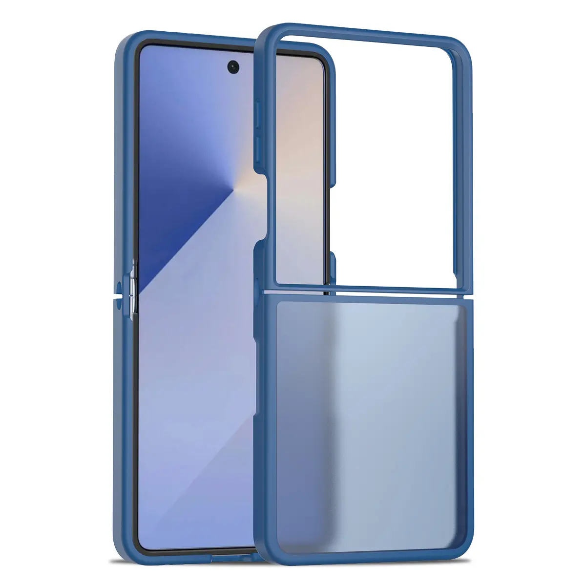 Samsung Galaxy Z Flip 7 Cam Smoke Twotone Case Blue
