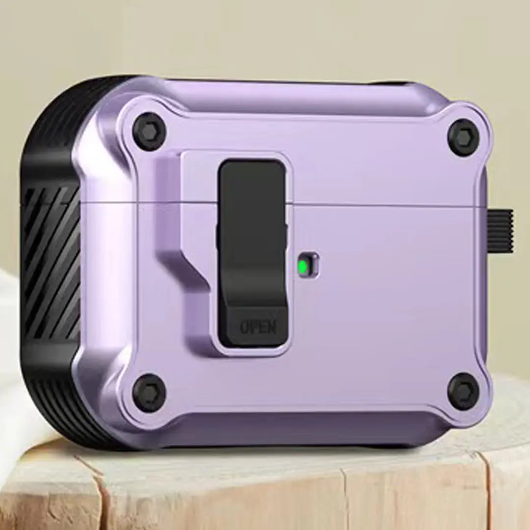 Airpods 4 Tough Hybrid Case Purple