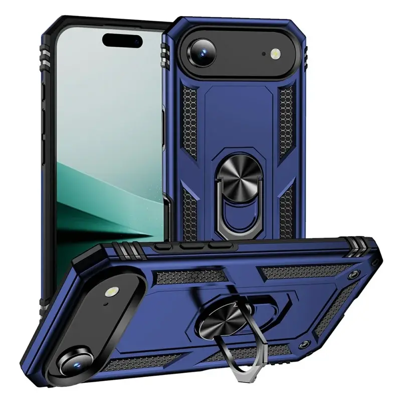 iPhone 17 Air 2in1 Ring Stand Case Blue