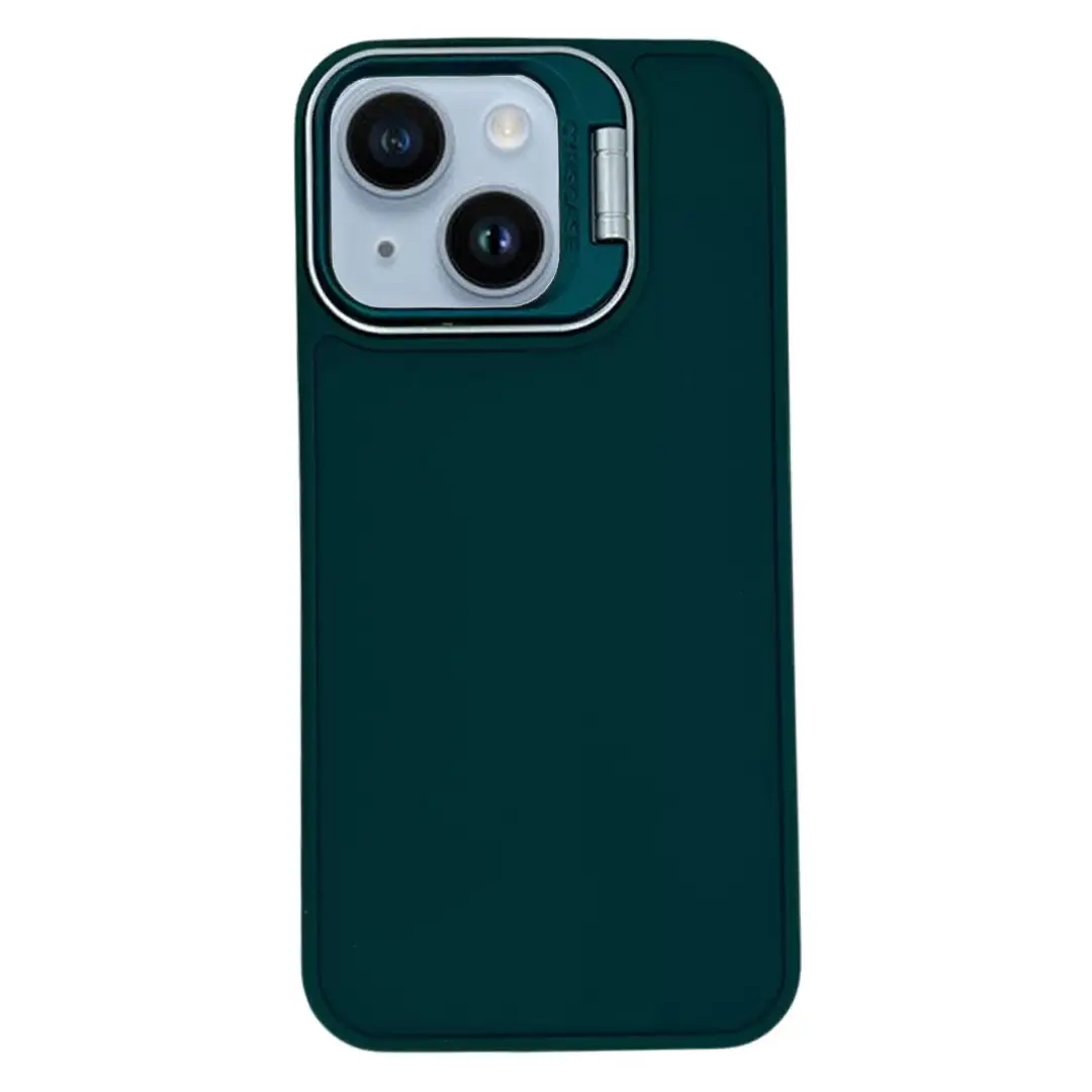 iPhone 15 Plus/iPhone 14 Plus Camera Stand Eco Case Dark Green