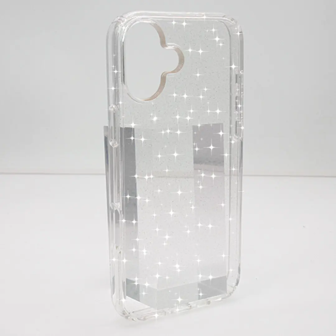 iPhone 16 Plus Fleck Glitter Case Clear