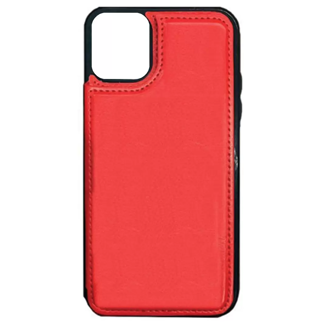 iPhone 11 Pro Modern Card Holder Case Red