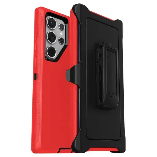 Samsung Galaxy S25 Ultra Screen Case Red Black