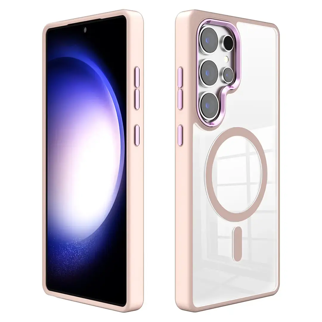 Samsung Galaxy S26 Ultra MagSafe Clear Twotone Case Pink