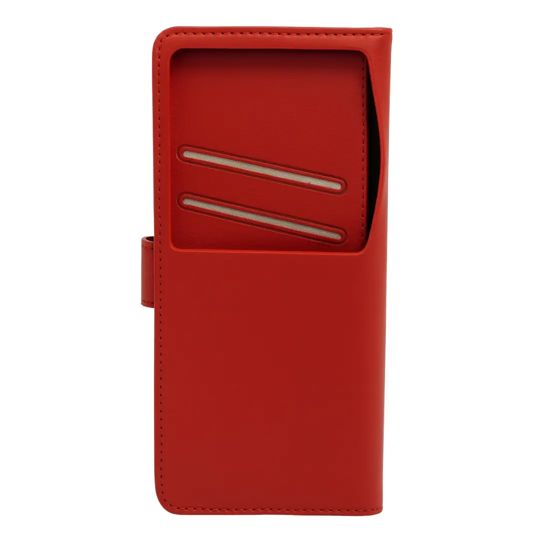 Samsung Galaxy Z Flip 7 PU Leather Wallet Case Red (Affects Folding Function)