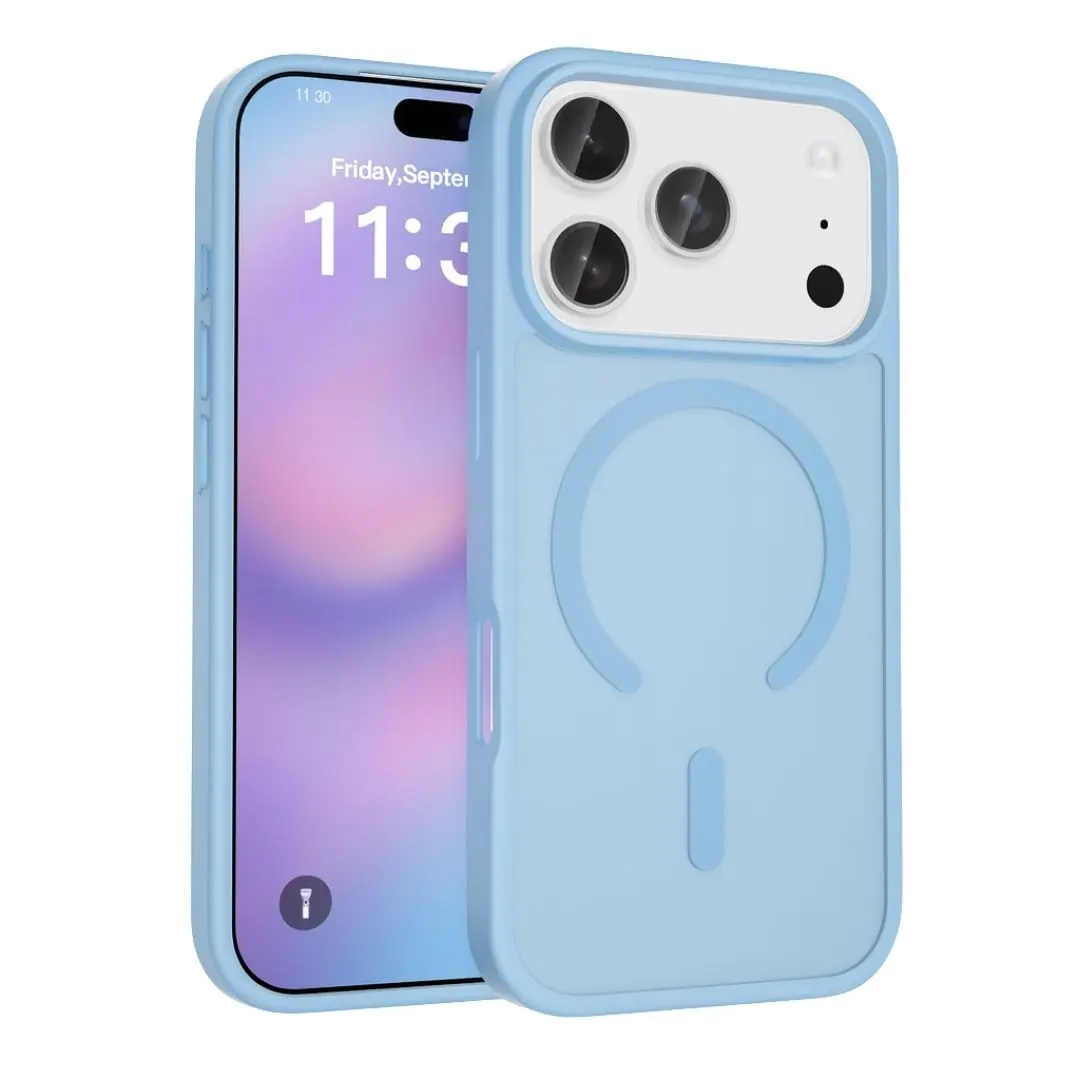 iPhone 17 Pro MagSafe Cam Smoke Twotone Eco Case Sky Blue