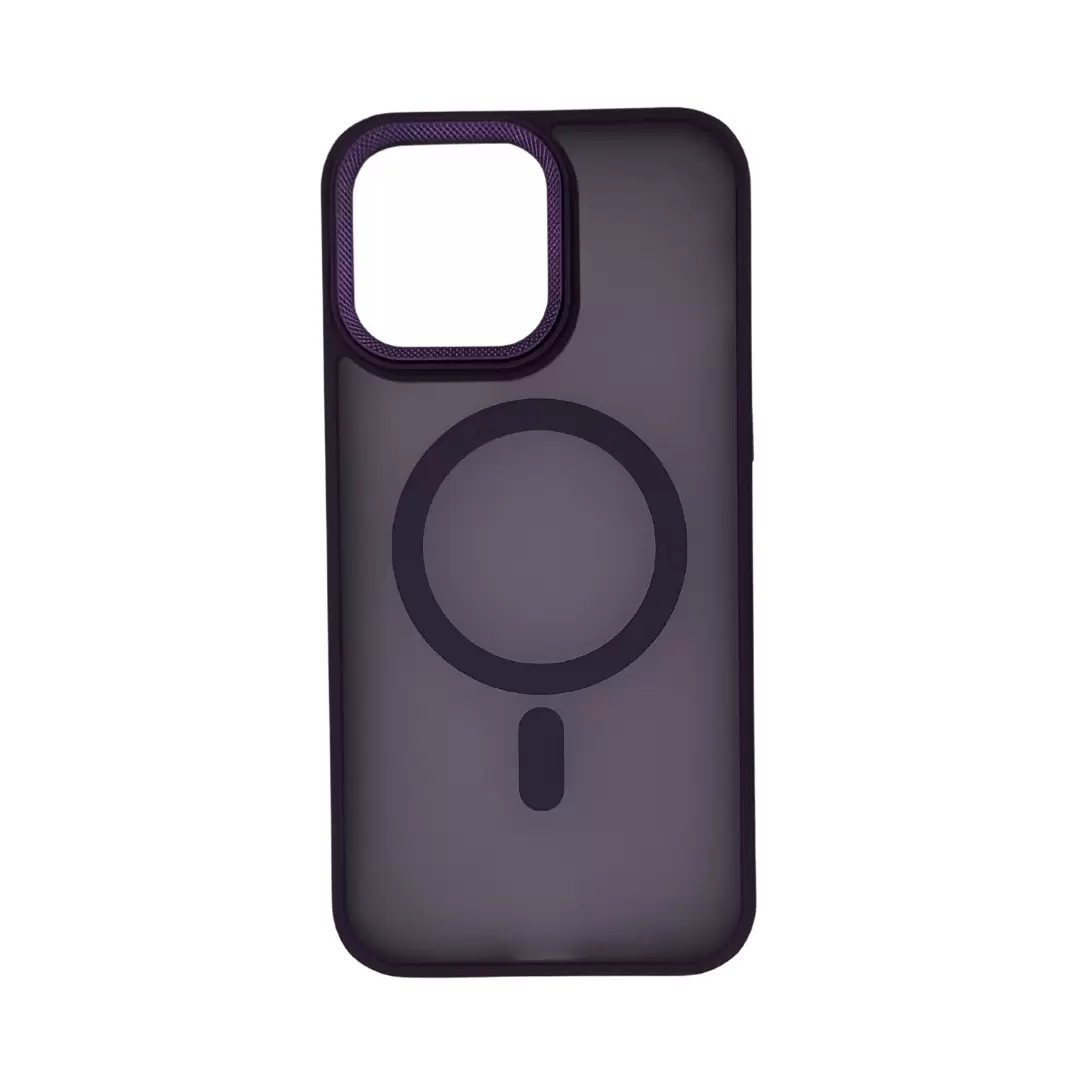 iPhone 15/iPhone 14/iPhone 13 MagSafe Cam Smoke Twotone Eco Dark Purple